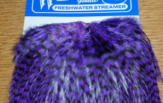 WHITING AMERICAN FRESHWATER STREAMER SADDLE FEATHERS AVAILABLE IN AUSTRALIA FROM TROUTLORE FLY TYING STORE