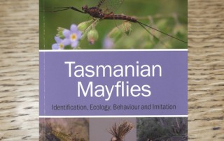 TASMANIAN MAYFLIES BOOK BY RON THRESHER IS AVAILABLE AT TROUTLORE FLY TYING STORE