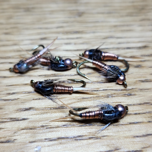 VAGABOND FLIES COPPER JOHN NYMPH FLY PATTERN AVAILABLE AT TROUTLORE FLY TYING STORE AUSTRALIA