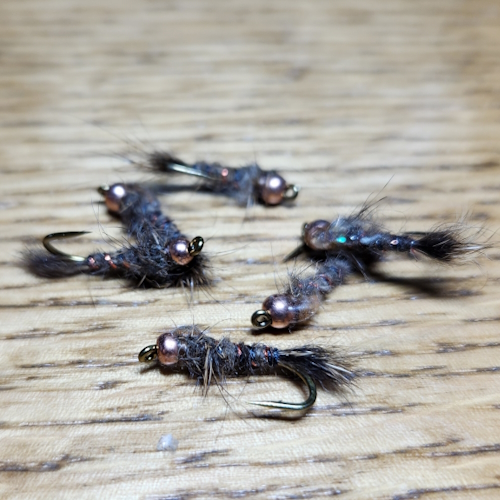 VAGABOND FLIES HARES EAR FLASHBACK NYMPH FLY PATTERN AVAILABLE AT TROUTLORE FLY TYING STORE AUSTRALIA