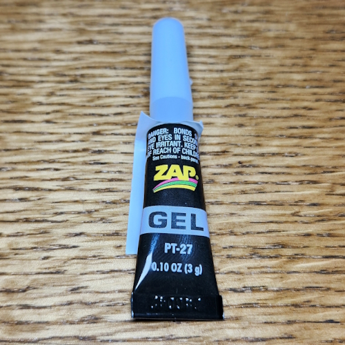 ZAP-A-GAP GEL THICK SUPER GLUE AVAILABLE AT TROUTLORE FLY TYING STORE AUSTRALIA ZAP CA