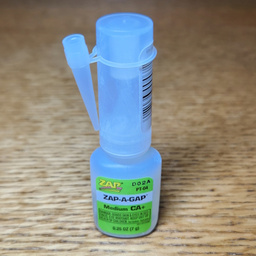 ZAP-A-GAP MEDIUM CA+ GLUE AVAILABLE AT TROUTLORE FLY TYING STORE AUSTRALIA ZAP CA