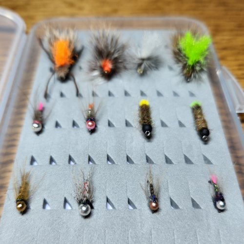 TROUT SEASON STARTER BOX AVAILABLE AT TROUTLORE FLY TYING STORE FOR FISHING FLIES IN AUSTRALIA