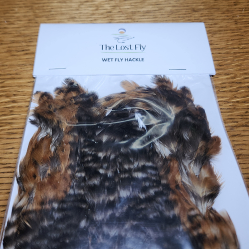 THE LOST FLY WET FLY HACKLE AVAILABLE FROM TROUTLORE FLY TYING STORE AUSTRALIA