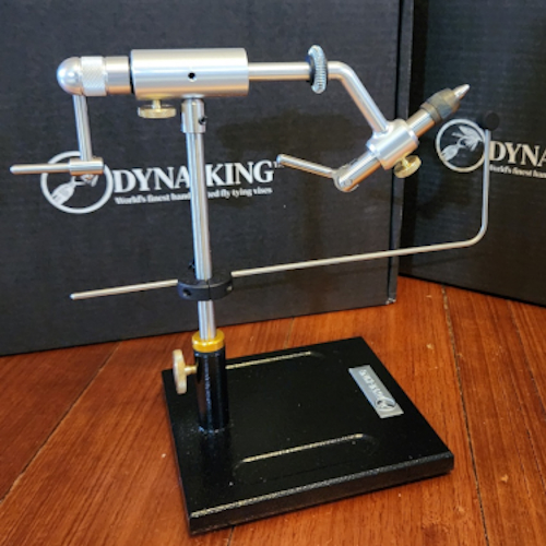 DYNA-KING BARRACUDA DELUXE FLY TYING VISE AVAILABLE AT TROUTLORE FLYTYING STORE AUSTRALIA