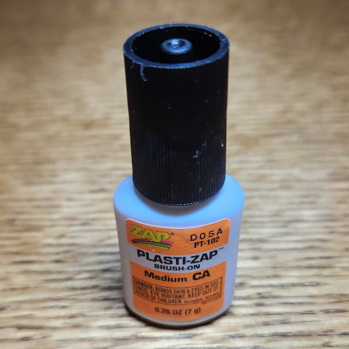 ZAP-A-GAP PLASTI-ZAP MEDIUM CA SUPEGLUE AVAILABLE AT TROUTLORE FLY TYING STORE AUSTRALIA