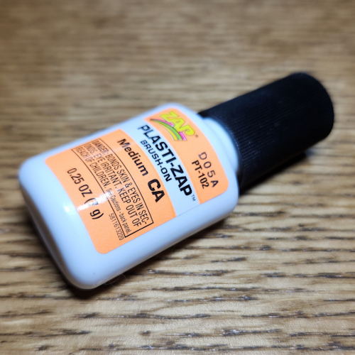 ZAP-A-GAP PLASTI-ZAP MEDIUM CA SUPEGLUE AVAILABLE AT TROUTLORE FLY TYING STORE AUSTRALIA